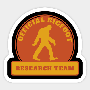 Official Bigfoot Research Team Sticker